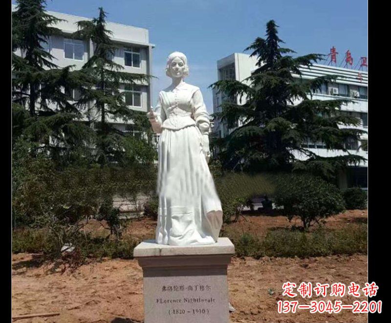 杭州提灯天使弗洛伦斯·南丁格尔石雕 (3)