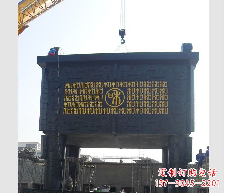 杭州铜雕大型鼎盛香炉