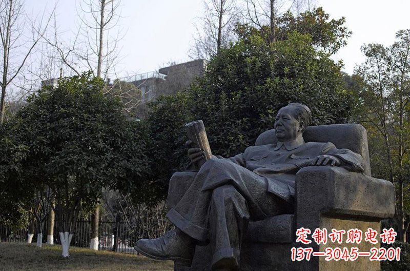 杭州铜雕毛泽东伟人雕塑