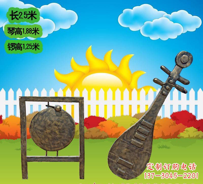 杭州铜雕琵琶雕塑