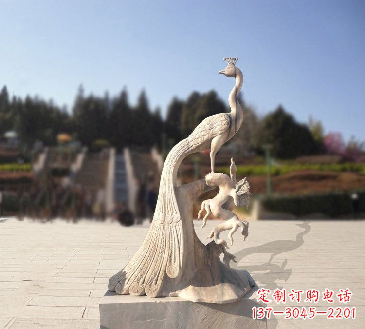 杭州晚霞红孔雀石雕