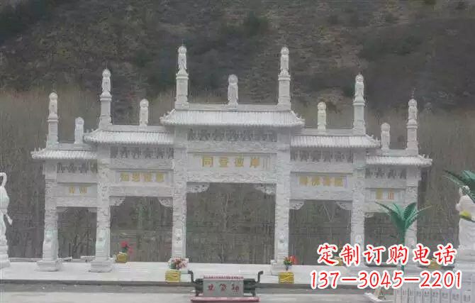 杭州五门牌坊石雕 (2)