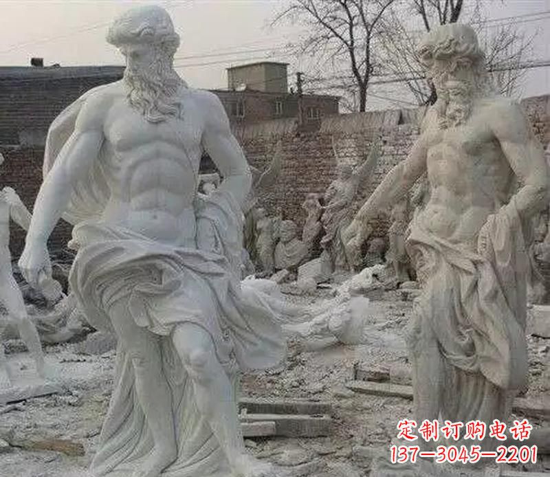 杭州西方阿基米德人物石雕