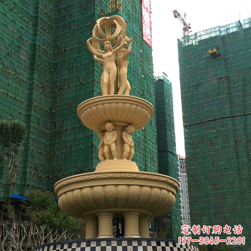 杭州小区大型欧式人物景观喷泉