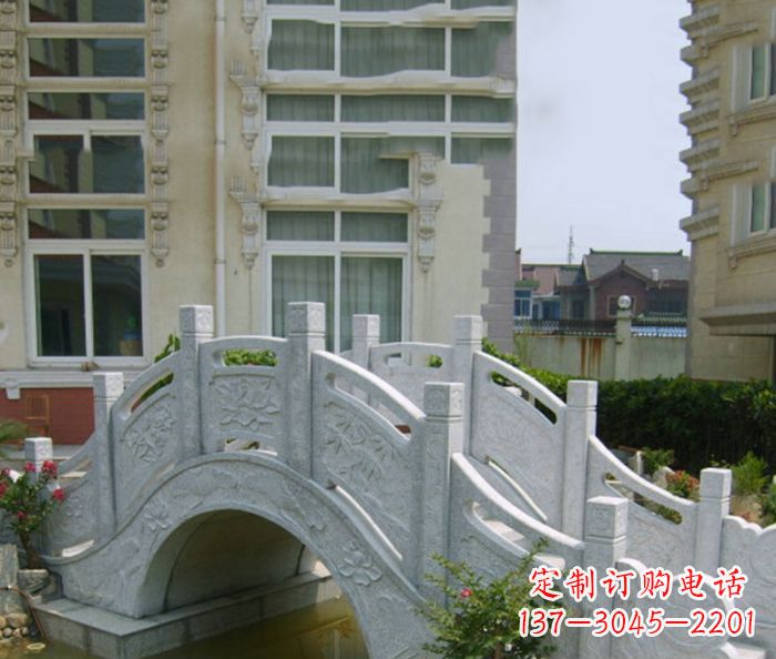 杭州小区景观大理石拱桥 (2)