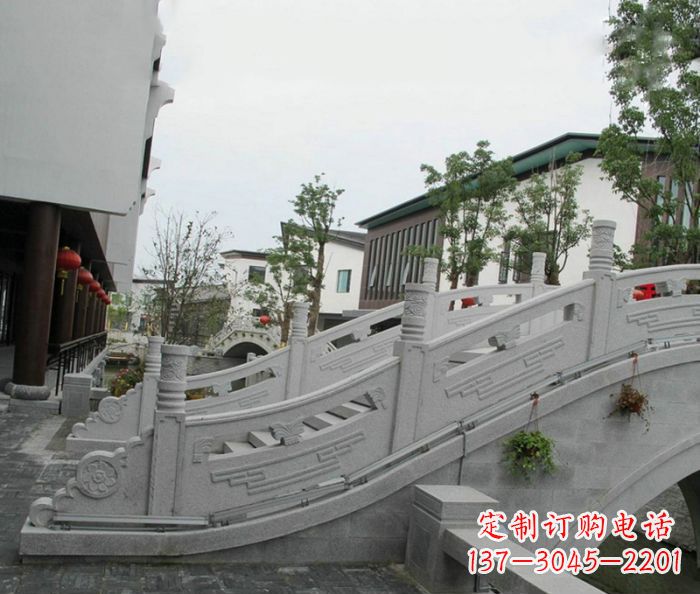 杭州小区景观大理石拱桥