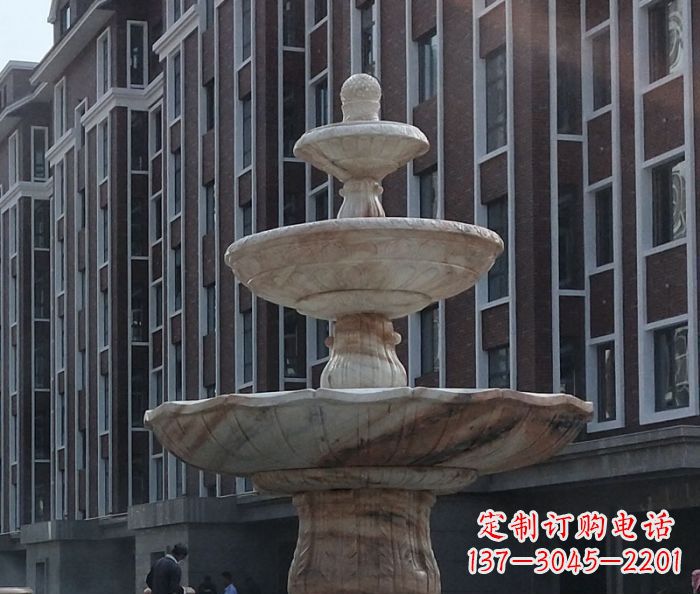 杭州小区景观大型喷泉石雕 (6)