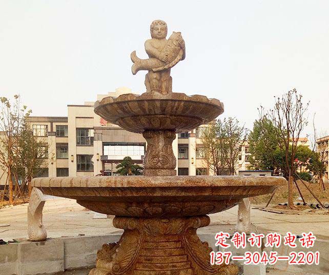 杭州小区景观欧式喷泉石雕