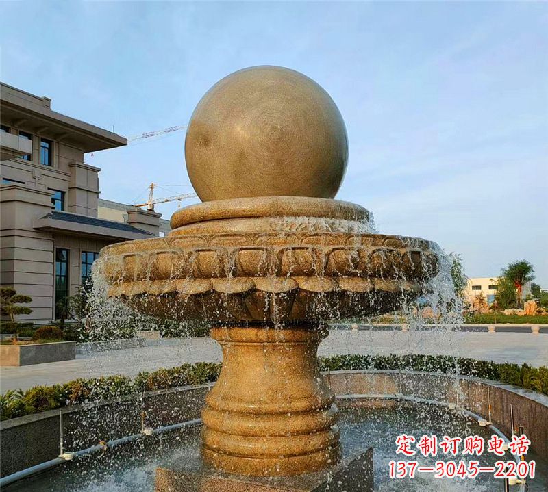 杭州小区石喷泉雕塑