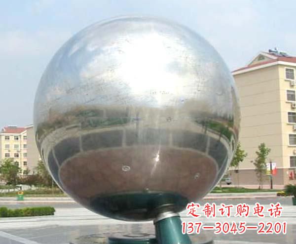 杭州校园不锈钢抽象地球仪雕塑