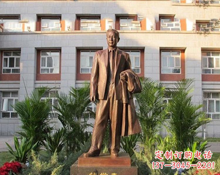 杭州校园钱学森铜雕