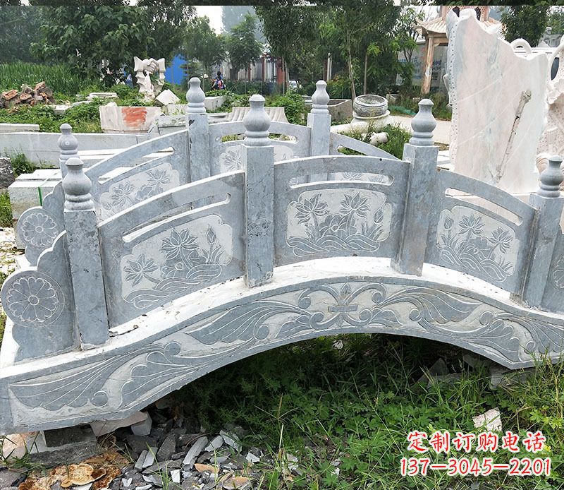 杭州园林仿古石拱桥景观石雕 (3)
