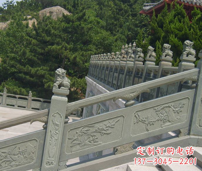 杭州园林仿古石栏板景观石雕 (4)