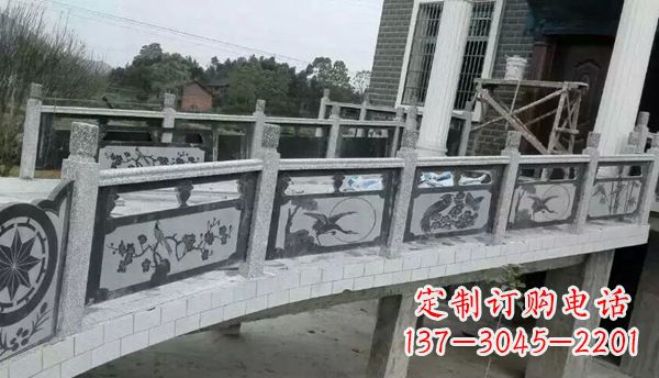杭州园林仿古石栏板景观石雕 (10)