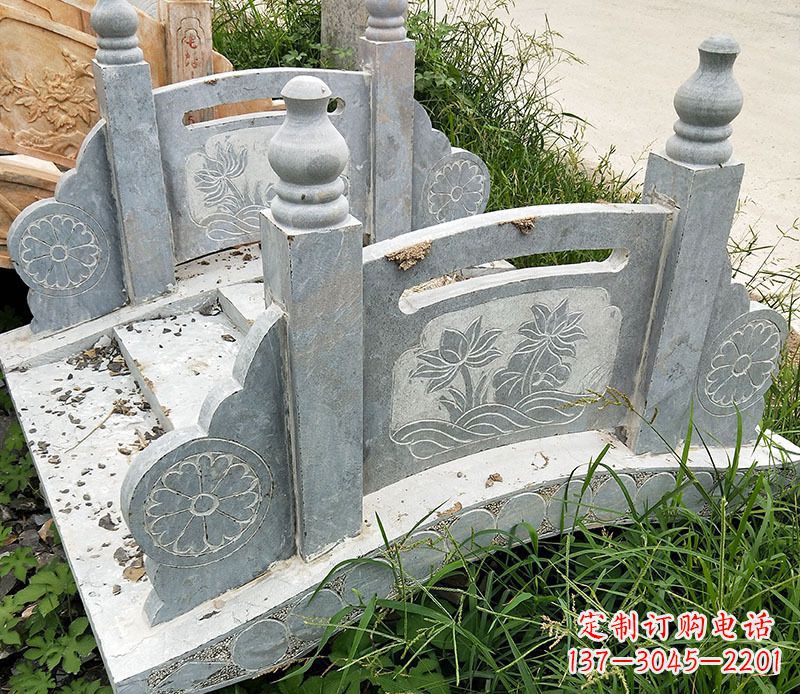 杭州园林仿古石栏板景观石雕_1 (2)