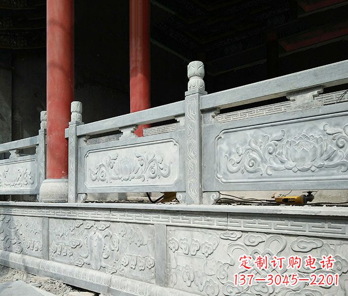 杭州园林仿古石栏板景观石雕_1 (3)