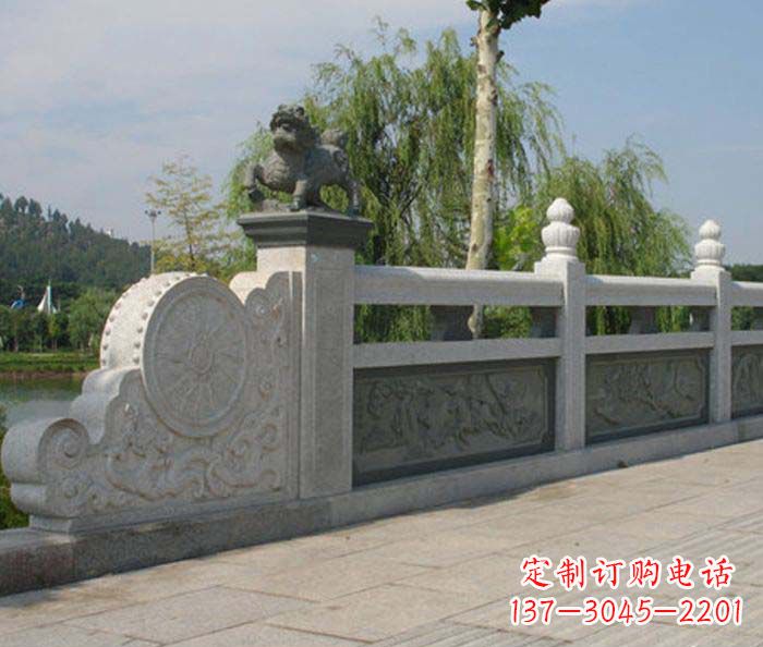 杭州园林景观大理石栏板雕塑