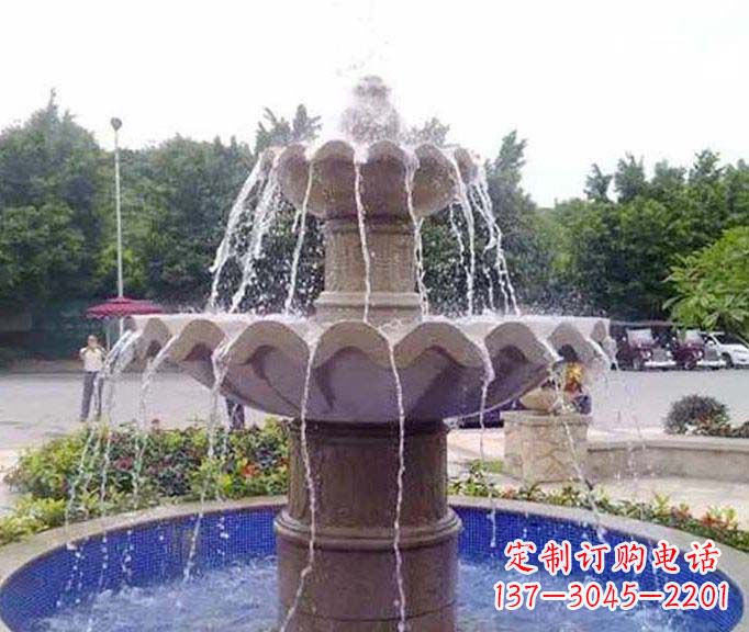 杭州园林景观大理石喷泉石雕