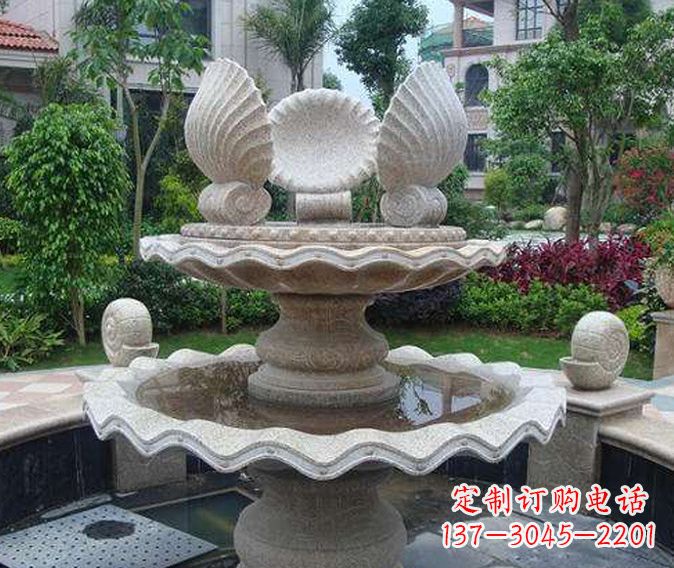 杭州园林景观多层喷泉石雕