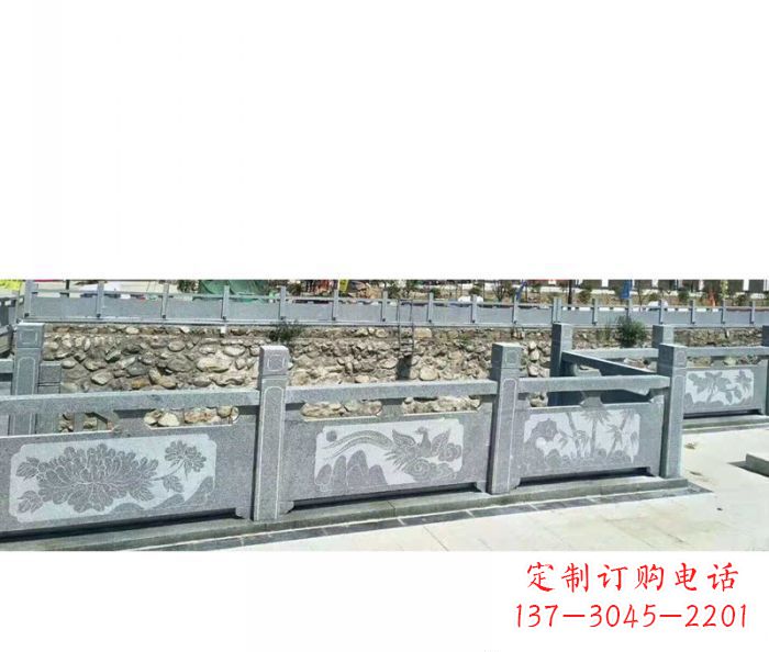 杭州园林景观仿古石雕栏板 (5)