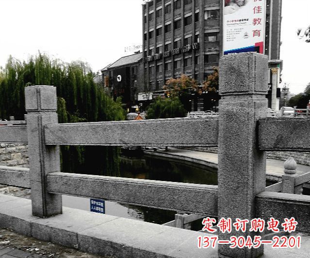 杭州园林景观仿古石雕栏板 (9)