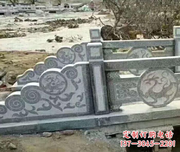 杭州园林景观仿古石雕栏板 (10)