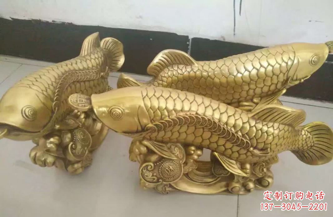 杭州招财金龙鱼雕塑