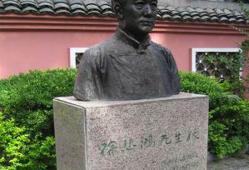 杭州徐悲鸿铜雕半身像雕塑
