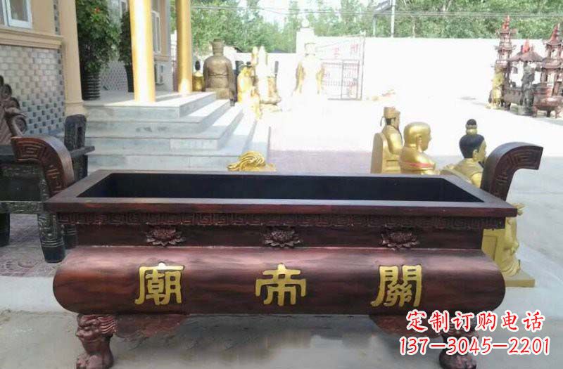杭州铸铜关帝庙香炉