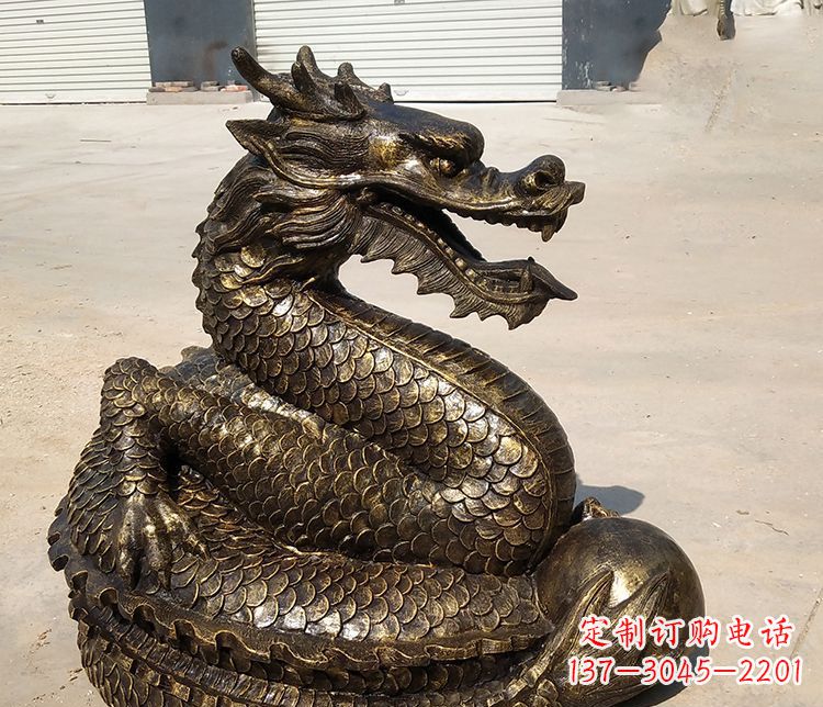 杭州铸铜神龙雕塑