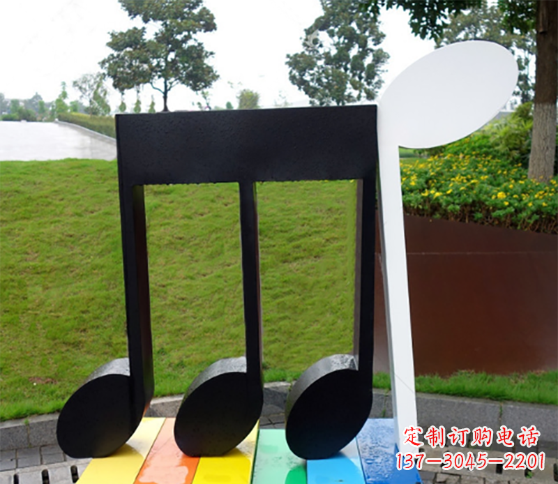 杭州音符雕塑不锈钢